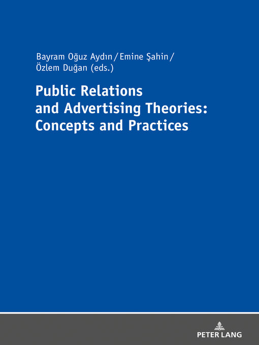 Title details for Public Relations and Advertising Theories by Bayram Oğuz Aydin - Available